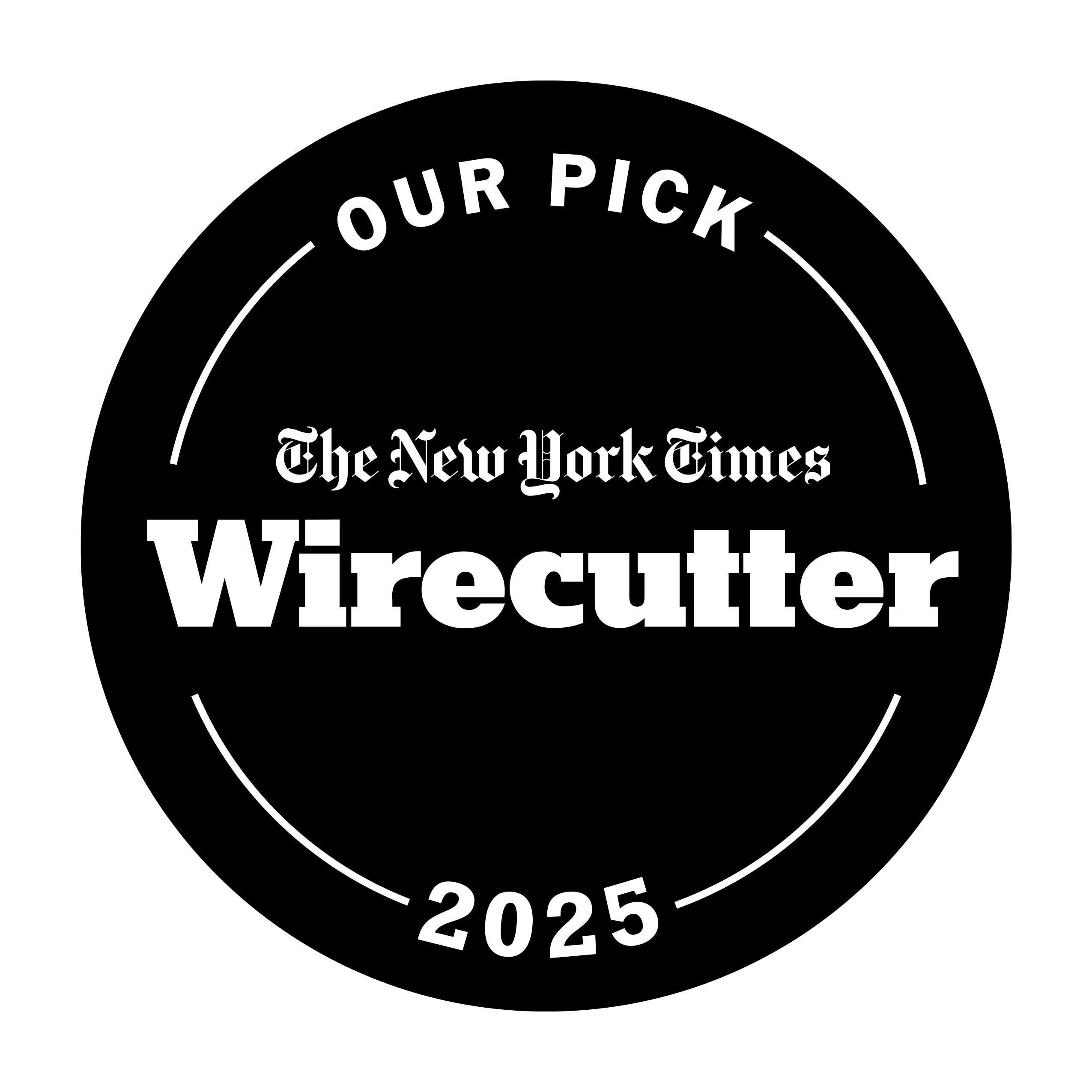 The New York Times - Wirecutter - Our Pick badge