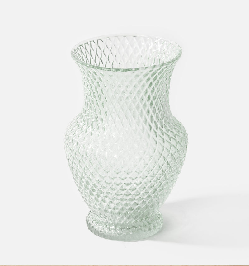 Ice Blue Roseland Vase