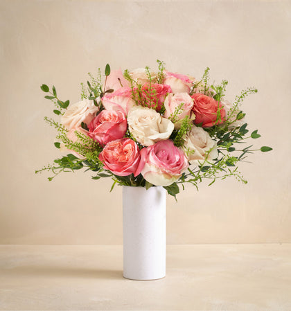 The Mother's Day Roses with Haven Vase